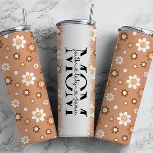 Positive Floral Custom Tumbler 20 oz.